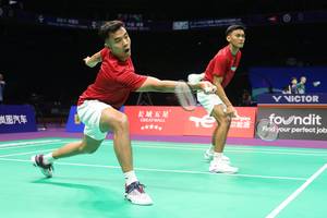 Bagas Maulana & Muhammad Shohibul Fikri (Humas PP PBSI)