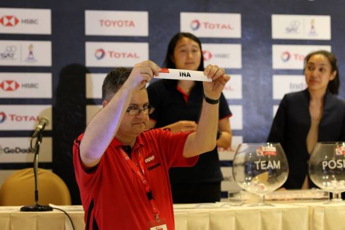 Pengundian Babak Perempat Final Thomas & Uber Cup 2018.