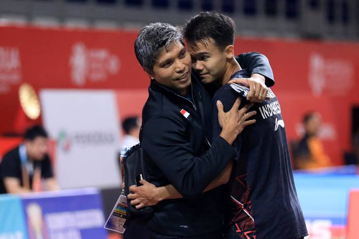 Irwansyah & Christian Adinata (Humas PP PBSI)