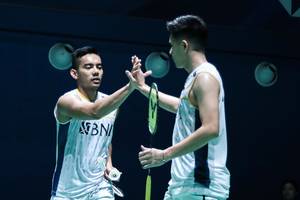 Pramudya Kusumawardana dan Yeremia Erich Yoche Yacob Rambitan (Humas PP PBSI)