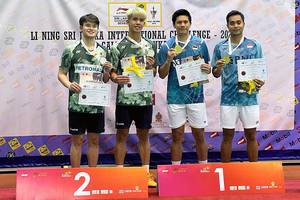 Bryan Jeremy Goonting/M Fazriq Mohamad Razif & Rahmat Hidayat/Yeremia Erich Yoche Yacob Rambitan (Humas PP PBSI)