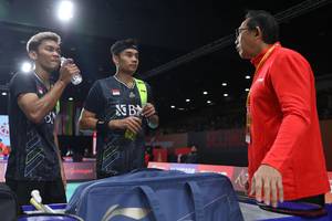 Muhammad Shohibul Fikri, Bagas Maulana, & Thomas Indratjaja (Humas PP PBSI)