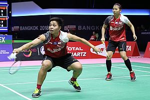 Apriyani Rahayu/Greysia Polii.