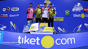 Para juara tunggal taruna putra Kejurnas 2018 lalu.