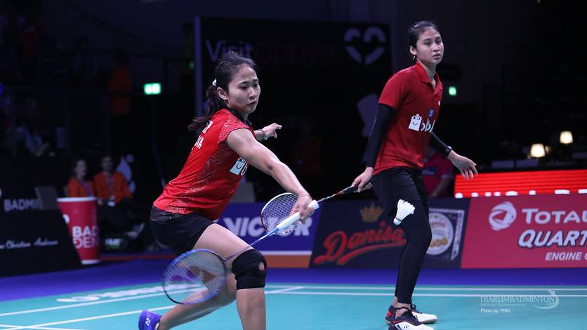 Rizki Amelia Pradipta/Ni Ketut Mahadewi Istarani menyambut pengembalian.