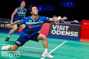 Yuta Watanabe & Arisa Higashino (Badminton Photo/Mikael Ropars)