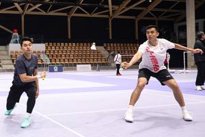 Leo Rolly Carnando & Bagas Maulana (Humas PP PBSI)