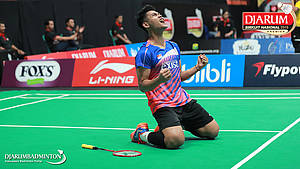 Selebrasi kemenangan Muhammad Iqbal (Exist).