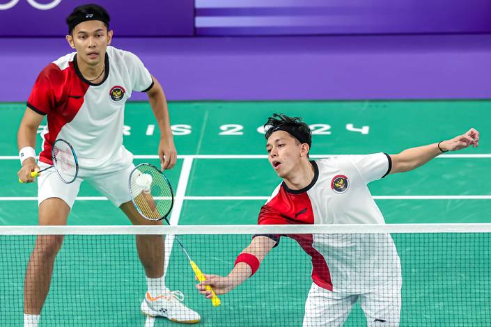 Fajar Alfian/Muhammad Rian Ardianto (PBSI/Badmintonphoto/Mikael Ropars)