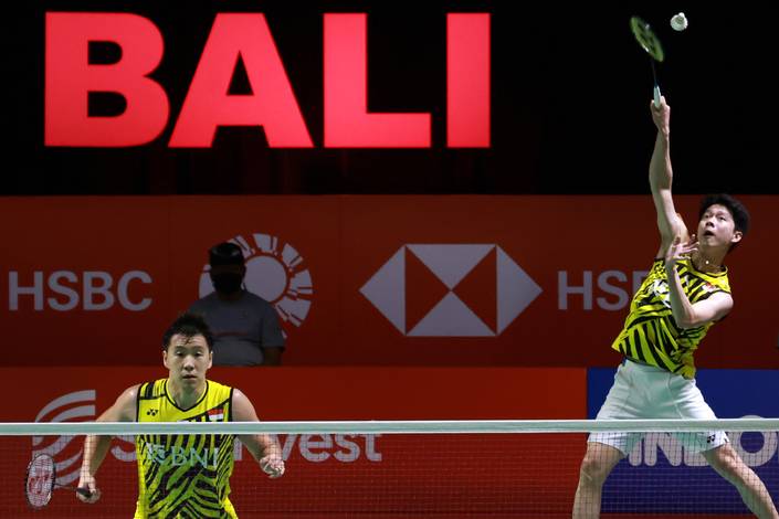 Marcus Fernaldi Gideon & Kevin Sanjaya Sukamuljo (Humas PP PBSI)