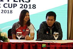 Greysia Polii dan Hendra Setiawan. 