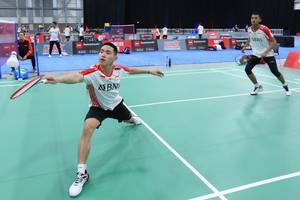 Nikolaus Joaquin & Muhammad Al Farizi (Humas PP PBSI)