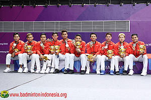 Tim putra Indonesia.