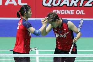 Ganda putri Indonesia, Greysia Polii/Apriyani Rahayu. (Foto: PP PBSI)