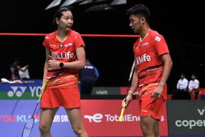 Gloria Emanuelle Widjaja & Dejan Ferdinansyah (Humas PP PBSI)