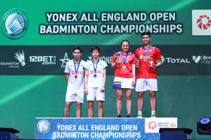 Praveen Jordan/Melati Daeva Oktavianti (Indonesia) keluar sebagai juara All England 2020 BWF World Tour Super 1000.