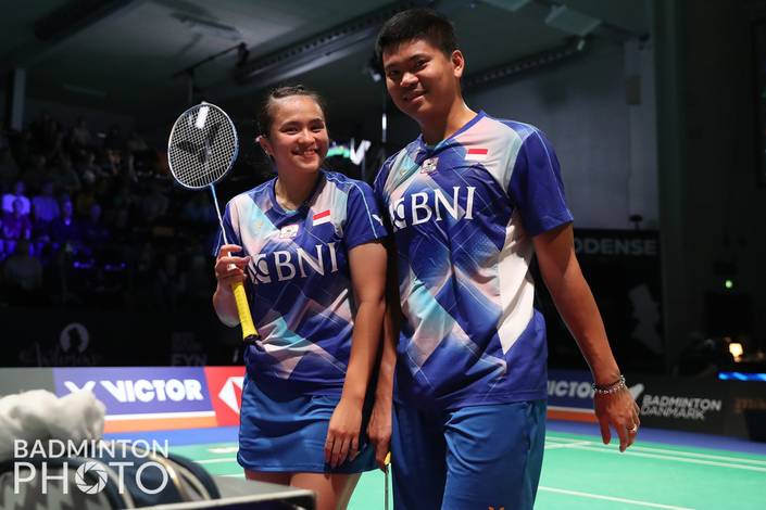 Melati Daeva Oktavianti & Praveen Jordan (Badminton Photo/Yves Lacroix)