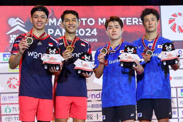 Fajar Alfian/Muhammad Rian Ardianto & Takuro Hoki/Yugo Kobayashi (Humas PP PBSI)