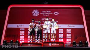 Ganda putra Indonesia, Hendra Setiawan/Mohammad Ahsan (kiri) harus puas finis sebagai runner up. (Copyright: Badmintonphoto | Courtesy of BWF)