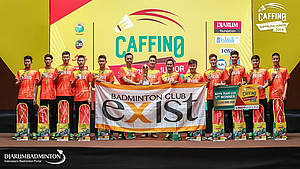 Tim beregu putra U-19 PB Exist Jakarta juara Caffino Superliga Junior 2019.