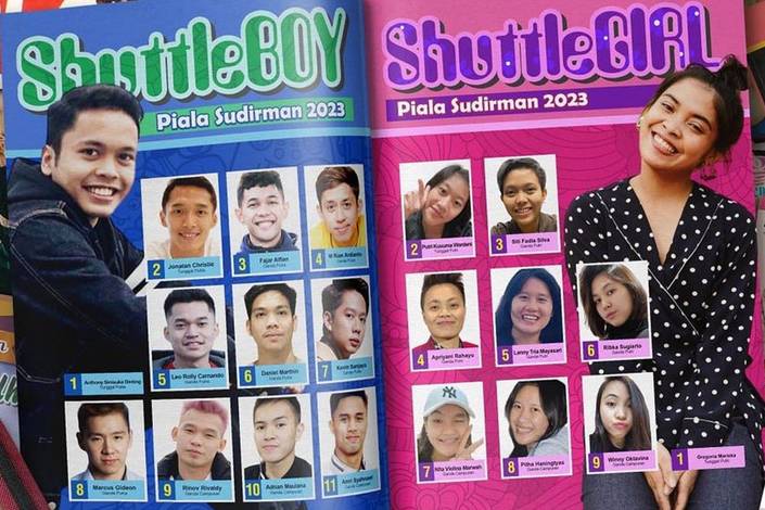 Skuad Indonesia pada Piala Sudirman 2023 (Tangkapan Layar @bwf.official)