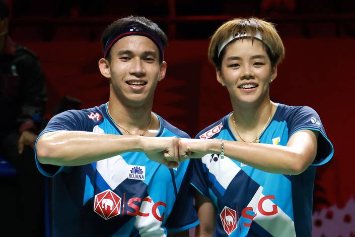 Dechapol Puavaranukroh & Sapsiree Taerattanachai (Humas PP PBSI)