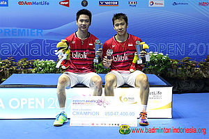 Kevin Sanjaya Sukamuljo/Marcus Fernaldi Gideon. (Foto: PBSI)