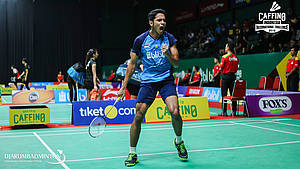 Selebrasi kemenangan Chico Aura Dwi Wardoyo (Indonesia).