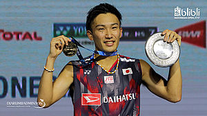 Kento Momota Menjuarai Tunggal Putra di Blibli Indonesia Open 2018