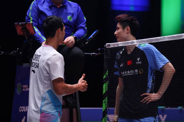 Jonatan Christie & Shi Yu Qi (Humas PP PBSI)