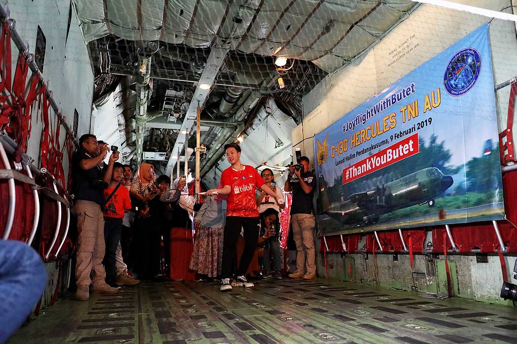 #JoyFlightWithButet. Photo: PBSI