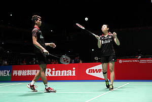 Ricky Karanda Suwardi/Debby Susanto harus terhenti di babak pertama.