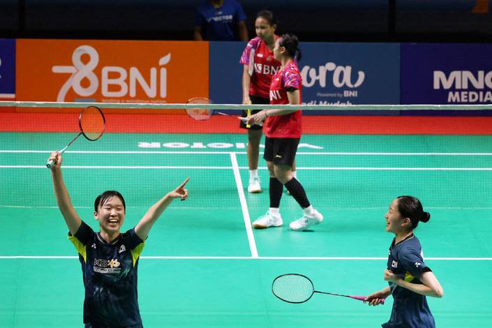 Isyana Syahira Meida/Rinjani Kwinara Nastine & Kim Min Ji/Yeon Seo Yeon (Humas PP PBSI)