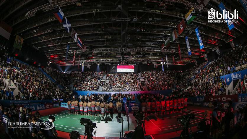 Suasana Partai Final Blibli Indonesia Open