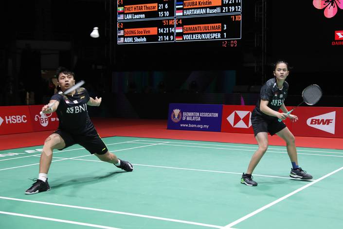 Zachariah Josiahno Sumanti/Hediana Julimarbela (Humas PP PBSI)