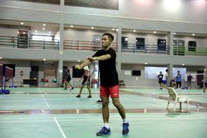 Suasana latihan di pelatnas PBSI, Cipayung, Jakarta (Humas PP PBSI)