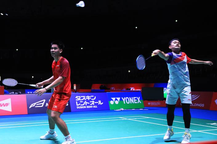 Daniel Marthin & Leo Rolly Carnando (Humas PP PBSI)