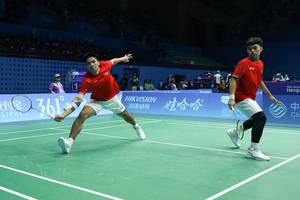 Daniel Marthin & Leo Rolly Carnando (Humas PP PBSI)