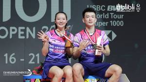 Zheng Si Wei/Huang Ya Qiong (Tiongkok) saat menjuarai Blibli Indonesia Open 2019 BWF World Tour Super 1000.