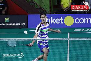 Dimas Setiawan (Bintang Solibad Indonesia) menyambut pengembalian.