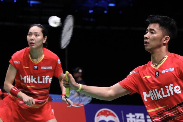 Gloria Emanuelle Widjaja & Dejan Ferdinansyah (Humas PP PBSI)