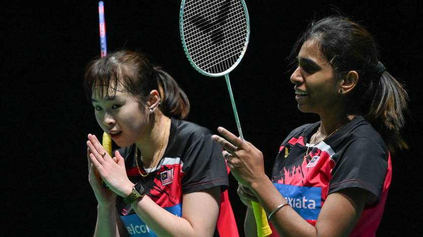 Selebrasi Pearly Tan/Thinaah Muralitharan (Malaysia). (Foto: bwfbadminton.com)