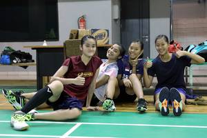 Stephanie Widjaja, Gregoria Mariska Tunjung, Saifi Rizka Nurhidayah, & Putri Kusuma Wardani (Humas PP PBSI)