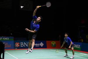 Sabar Karyaman Gutama/Moh Reza Pahlevi Isfahani (Humas PP PBSI)