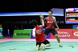 Kevin Sanjaya/Marcus Fernaldi Gideon. (Foto: PBSI)