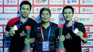 Herry Iman Pierngadi, Mohammad Ahsan/Hendra Setiawan (Foto:PBSI)
