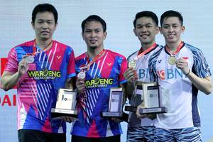 Hendra Setiawan/Mohammad Ahsan & Fajar Alfian/Muhammad Rian Ardianto (Humas PP PBSI)