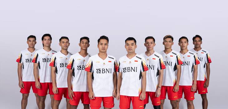 Tim Indonesia pada Piala Thomas 2024 (Humas PP PBSI)