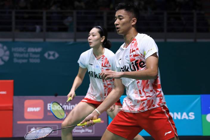 Gloria Emanuelle Widjaja & Dejan Ferdinansyah (Humas PP PBSI)