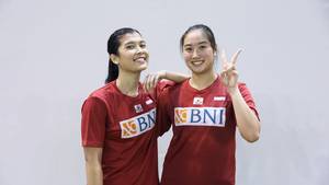 Ganda putri Indonesia, Yulfira Barkah/Febby Valencia Dwijayanti Gani. (Foto: PP PBSI)